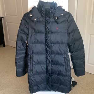 Dark Navy Down Coat
